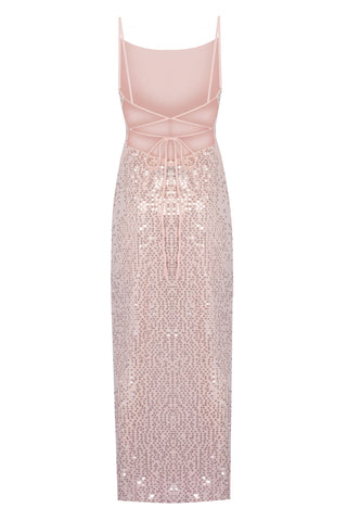 Mermaid By Jerrushkâ – Pembe Payetli Elbise