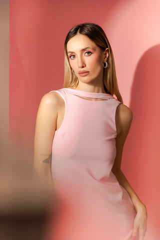 Blush By Jerrushkâ – Pembe Krep Elbise